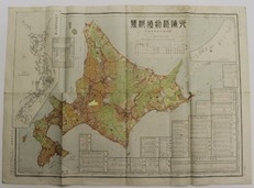 北海道地勢及び鉱産図